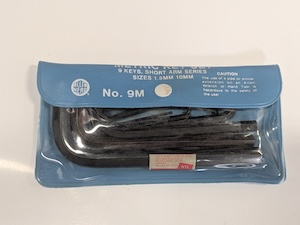 allen key set 9M