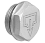 GN 742 - Aluminum Fill / Drain Plugs with Viton Seal 