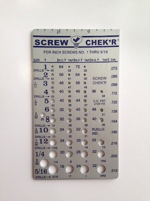metal screw checker