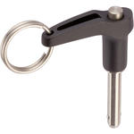 Quick Release Pin with L-Handle - single acting - according to NASM / MS 17984