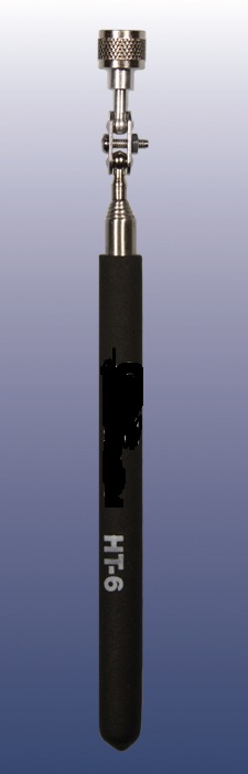 Pocket telescopic pick-up tool with powercap