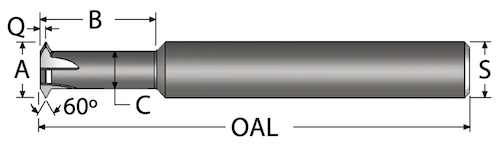 single point sptm thread mill dimensions