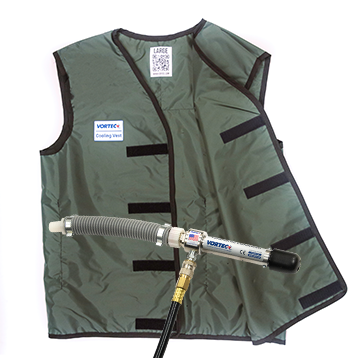 vortex tube  personal coolers with vest